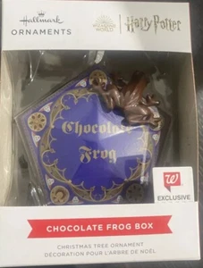 Hallmark Harry Potter Chocolate Frog Box ~ Christmas Tree Ornament ~ New - Picture 1 of 2