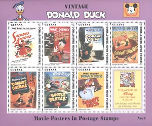 (703306) Disney, Movie Posters 3, Guyana - Picture 1 of 1