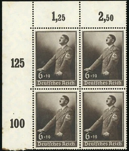 Germania #694 #B140 Festa Nazionale del Lavoro Fondo Cultura di Hitler 1939 Blocco Affrancatura - Foto 1 di 2