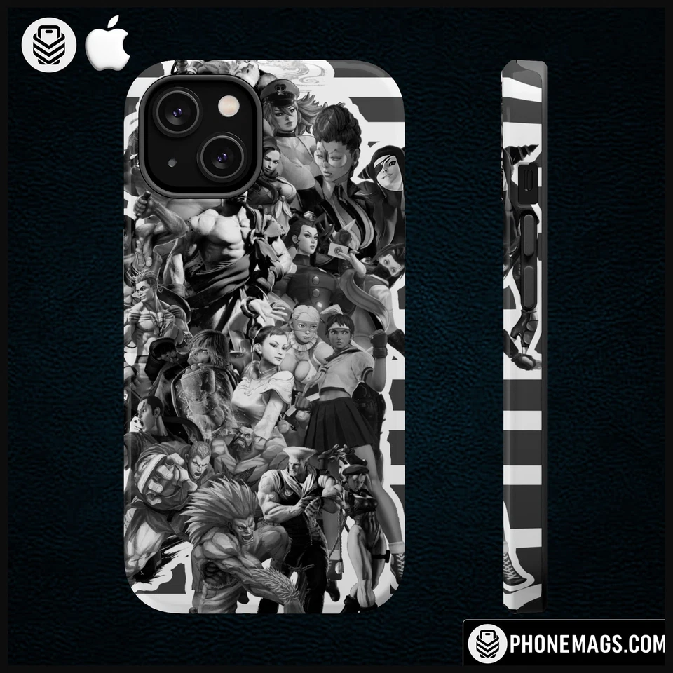 Street Fighter MagSafe® iPhone (13-16 Plus/Pro/Max/) Tough Case 2Layer Robust  - Image 1 of 1