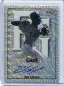 2020 Leaf Perfect Game Autographs Metal Silver Wave Proof Rob Gordon Auto 1/1