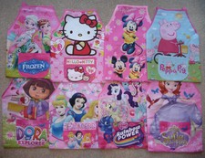 Apron Girls Childrens Kids with Sleeves Disney Frozen, Princess, Sofia, Dora NEW