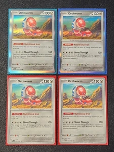 4x Orthworm 151/193 (2 holo) Pokemon card SV Paldea Evolved rare NM - Picture 1 of 1