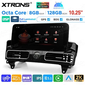 Car GPS Navi Stereo 8+128GB Android 14 For Benz M/GL Class W166 X166 2013-2015 - Picture 1 of 24
