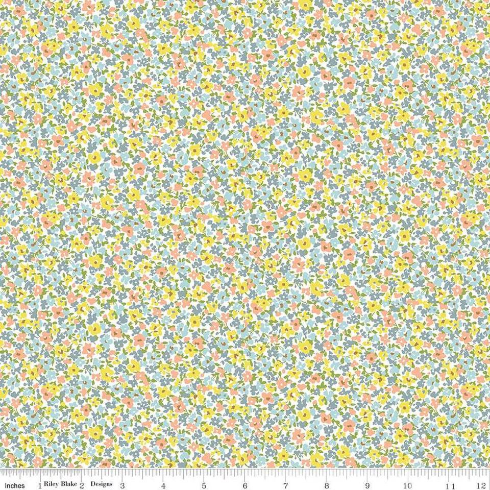 1/4 yarda Liberty Telas Woodland Walk Bruty Morning Bosque Piso A Foto 1 de 1