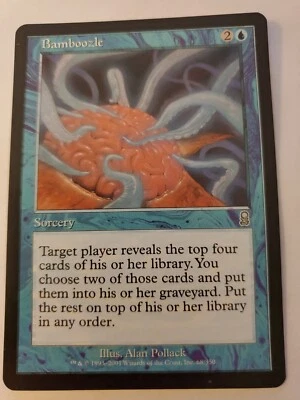 MTG Magic The Gathering Card Bamboozle Sorcery Blue Odyssey 2001 - Image 1 of 2