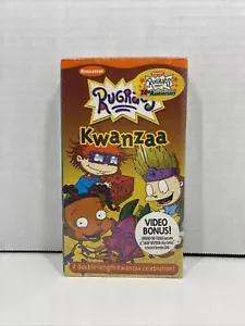 10th Anniversary Rugrats Kwanzaa VHS Animated Cartoon Nickelodeon Sealed 2001 - Imagen 1 de 4