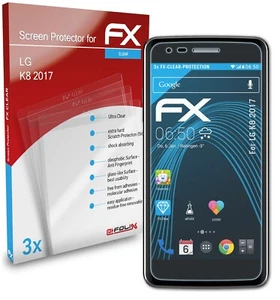 atFoliX 3x Screen Protection Film for LG K8 2017 Screen Protector clear - Picture 1 of 8