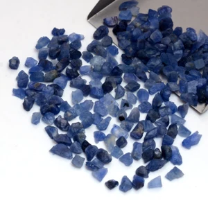 AAA Natural Blue Sapphire Rough 3-5 MM Raw Sapphire Crystal Earthmined Gemstone - Picture 1 of 6