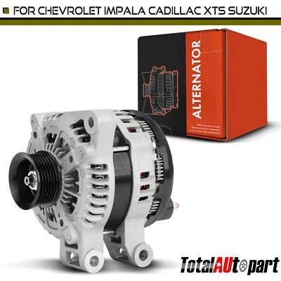 Alternador para Chevrolet Impala Cadillac XTS Suzuki V6 3.6L 170A 12V CW 6 ranuras Foto 1 de 4
