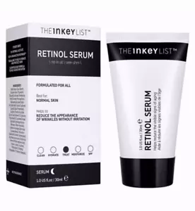 The INKEY List Retinol Night Serum 30ml NEW BOXED 100% Genuine - Sealed - Picture 1 of 3
