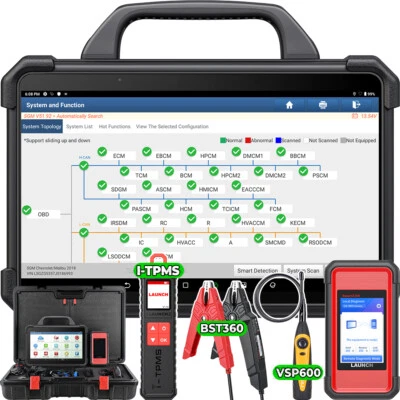 2025 LAUNCH X431 PAD VII Elite PAD7 OBD2 Diagnostic Tool with i-TPMS BST360 VSP600 - Image 1 of 4