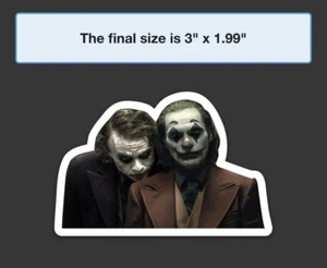 Joker - Custom Vinyl Sticker Decal Laptop / Wall Locker / Wrestling - Picture 1 of 1