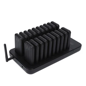 Restaurant Wireless Calling System With 20Pcs Pager Beepers Coaster 433.92MHz - Zdjęcie 1 z 24