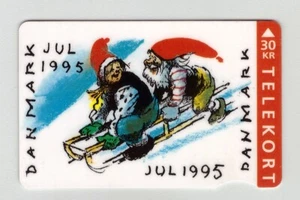 Phone Card CHRISTMAS 1995 Denmark Telephon Card NO Sip Telecom - Picture 1 of 2