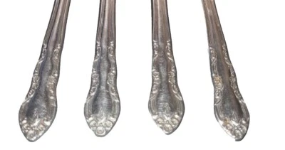 4 Cuchillos de mantequilla IMI4 Imperiales de acero inoxidable Japón rosa cubiertos vintage pesados  Foto 1 de 4