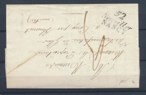 1826 Double Cursive Letter 52/Neuviller/NANCY MEURTHE (52) Superb P4061 - Picture 1 of 2