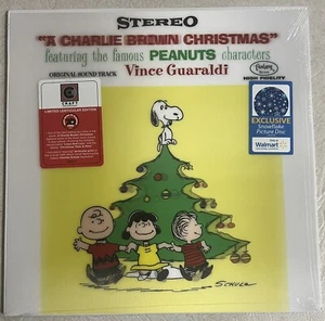 A CHARLIE BROWN CHRISTMAS LP SNOWFLAKE PICTURE DISC LENTICULAR EDITION 2020 - Picture 1 of 9