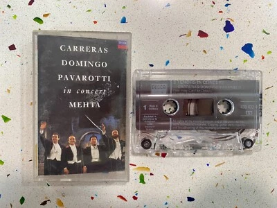 CARRERAS DOMINGO PAVAROTTI IM KONZERT MEHTA CINTA KASSETTE - Bild 1 von 2
