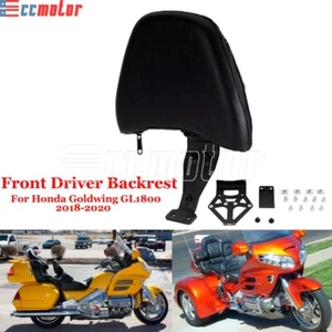 Front Rider Backrest Pad For Honda Goldwing 1800 GL1800 Tour DCT 2018 2019 2020 - Picture 1 of 10