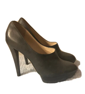 Jean-Michel Cazabat черный кожаный зажим платформе Stiletto 39 - Изображение 1 из 4