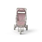  Doll Jogging-Style Stroller with Canopy, Storage Pink Jogging Stroller