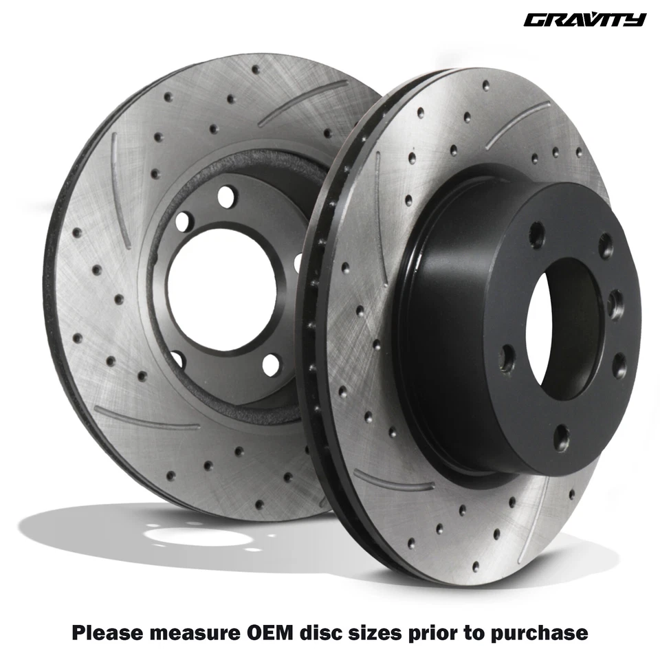 DISCOS DE FRENO DELANTEROS PERFORADOS RANURADOS 292MM BMW SERIE 1 E81 E82 E87 E88 04-11 - Imagen 1 de 4