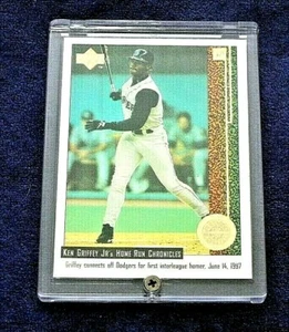 Upperdeck #27 1997 todo foil Ken Griffey Jr. Home Run Chronicles en SD DESDE 97 ( - Imagen 1 de 2