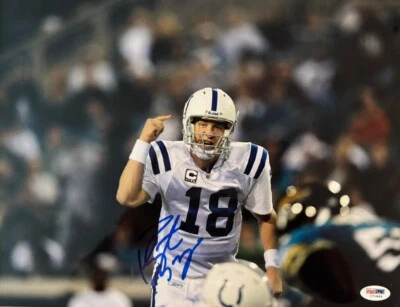Peyton Manning Signed Indianapolis Colts 11x14 Photo PSA/DNA I71865 - Image 1 of 2