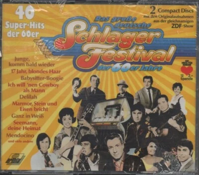 Das große deutsche Schlager Festival der 60er Jahre 2 CD NEU Peter Alexander - Bild 1 von 2