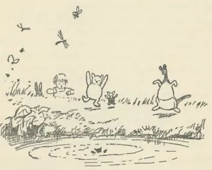 Impresión artística de Winnie-the-Pooh 1926 - Roo Had Hipo de Ernest H Shepard - Imagen 1 de 3