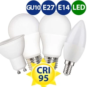 CRI 95 LED Leuchtmittel Birne Kerze Strahler E27 E14 GU10 RA-Wert >95 warmweiß - Bild 1 von 7