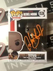 Djimon Hounsou Autograph Signed Titus Funko Pop! ACOA Rebel Moon Marvel Korath - Picture 1 of 2