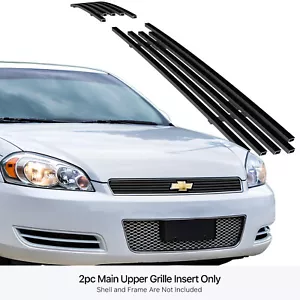 Se adapta al inserto de parrilla de billete negro Chevy Impala/06-07 Montecarlo 2006-2013 - Imagen 1 de 7