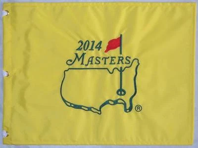 Prendedor de golf oficial Masters 2014 bordado bandera sellada Foto 1 de 2