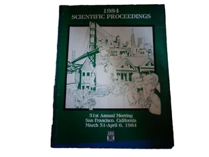 1984 Scientific Proceedings 51st Annual Meeting San Francisco Veterinarian Dog  - Picture 1 of 3