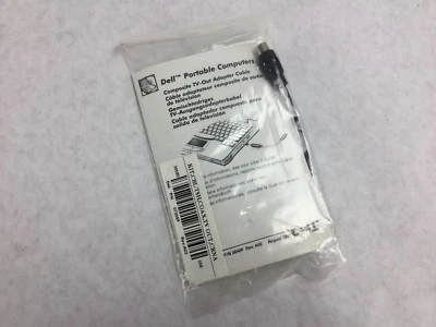 Genuine Dell 07309P Composite Coax TV Out Cable   Factory Sealed  - Image 1 of 4