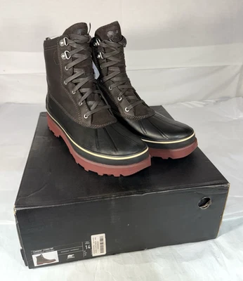 Nuevo Sorel Hombre Caribou Storm WP 'Marrón Negro' NM3964-205 Talla 14 Foto 1 de 4