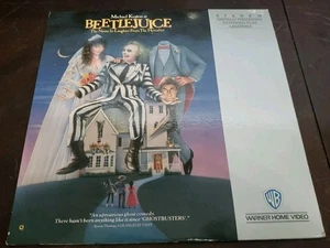 Beetlejuice LASERDISC Michael Keaton Cult Classic Comedy Ghosts Winona Ryder W16 - Picture 1 of 22