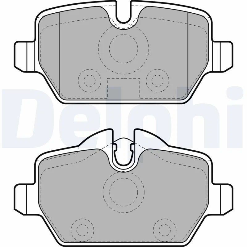 DELPHI Juego de Pastillas de Freno Eje Trasero Apto Para BMW 1 3 LP1924 - Imagen 1 de 1