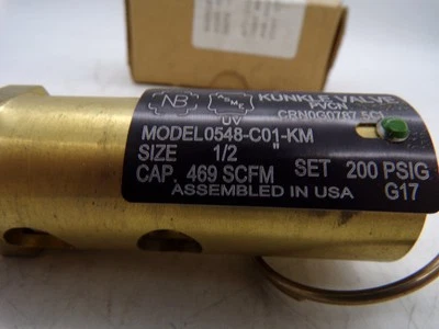 KUNKLE 0548-C01-KM0200 VALVE - Image 1 of 2