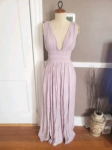 ¡¡Precioso Maxi Vestido Ligero Lavanda Sin Mangas de Soieblu!! ¡Talla mediana!! - Imagen 1 de 8
