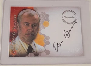 2004 ALIAS Dr. Joseph Vlachko ELYA BASKIN Authentic AUTOGRAPH CARD A36 Auto NMMT - Picture 1 of 5