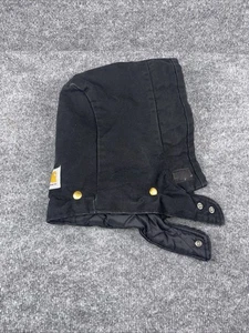 Carhartt Cappuccio Staccato a Scatto Nero Union Made USA - Foto 1 di 7