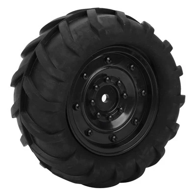 2pcs 85mm RC Gummirad Reifen Für 1/16 Remote Control Racing Car Truck BK - Bild 1 von 4