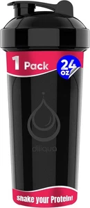 1 PACKUNG, 24 Unzen Shaker Flasche mit leistungsstarken Draht Schneebesen für Proteinmischungen | Auslauf - Bild 1 von 6