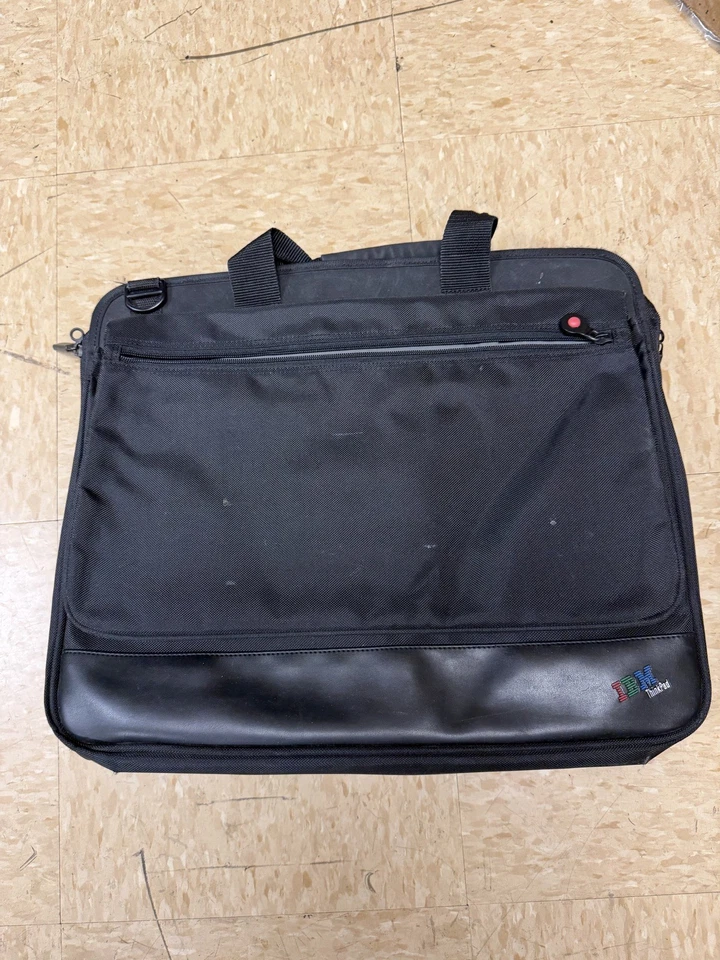 IBM Retro ThinkPad Negro Bolso Mensajero Acolchado Laptop Estuche de Transporte Hombro  Foto 1 de 4