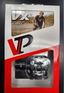 VP Components VX E Series SPD Clipless Pedals VX-1000 9/16" Black NIB - Picture 1 of 4