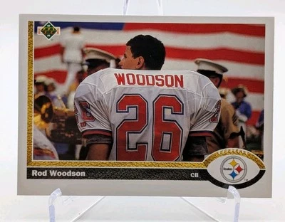 Rod Woodson 1991 Upper Deck Football Card Pittsburgh Steelers  - Image 1 of 3