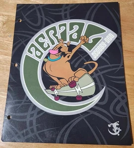 Vintage Scooby Doo Skateboarding Two Pocket School Folder 2002 Cartoon Network - Bild 1 von 4